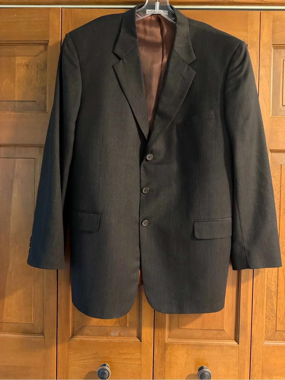 Men's Black Suit - Three Button Blazer